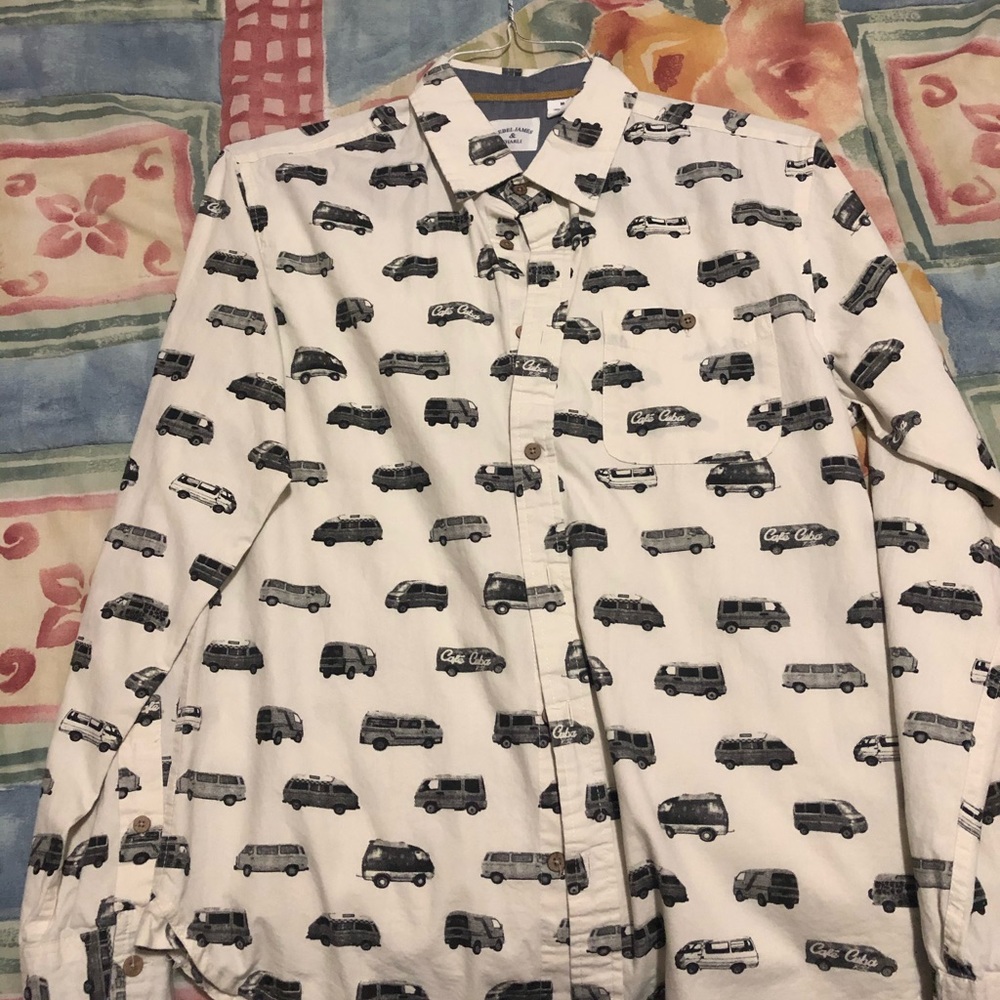 Bus Long Sleeve Collared Shirt